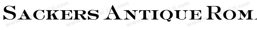 Sackers Antique Roman Solid AT字体转换
